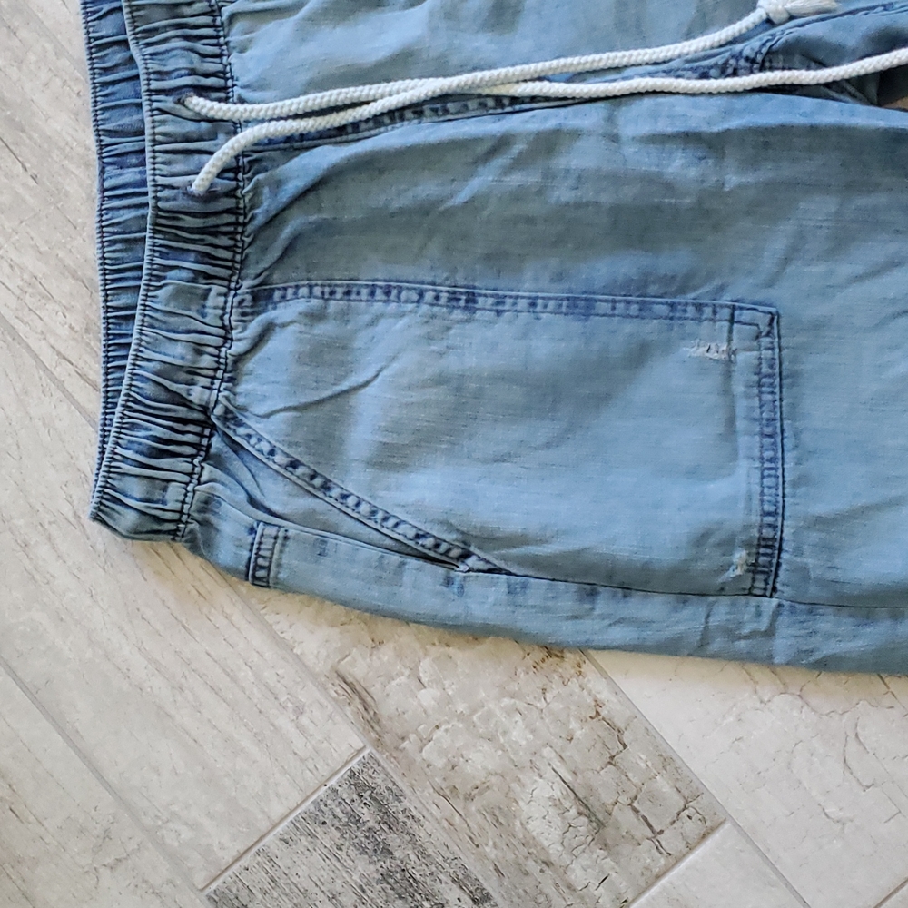 Aerie Size XS Distressed Medium Wash Jean Pants 100% Cotton - Picture 5 of 11